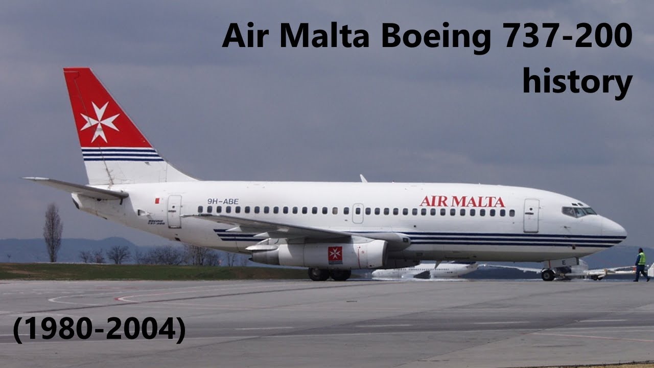 Air Malta Boeing 737-200 history (1980-2004)