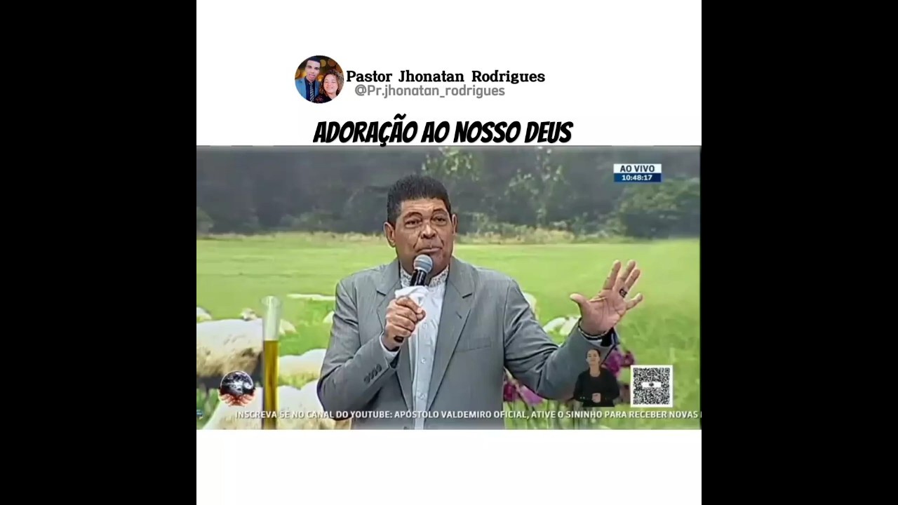 louvado seja Deus 🙏🏾 #apostolovaldemiroaovivo #compartilhe #igrejamundialdopoderdedeus