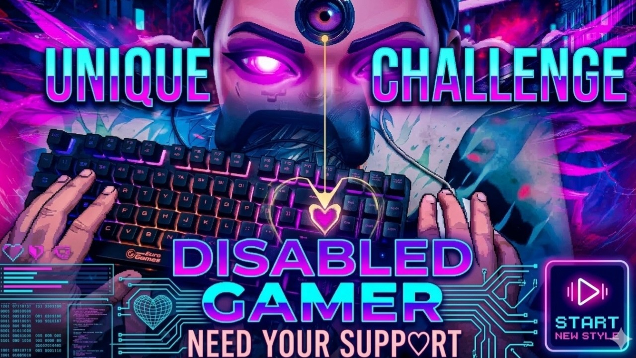 Disabled Gamer Playing Valorant with Noob Aim 😂
