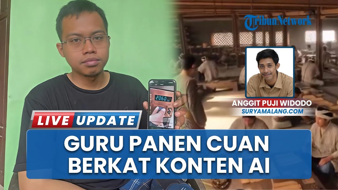 Viral Konten AI Cerita Sejarah Kerajaan Menghasilkan Uang Jutaan Rupiah, Kreatornya Guru di Jombang