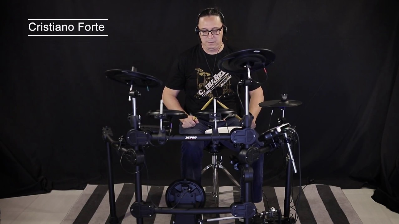 Bateria eletrônica X-Pro Percussion - Cristiano Forte - C.Ibañez