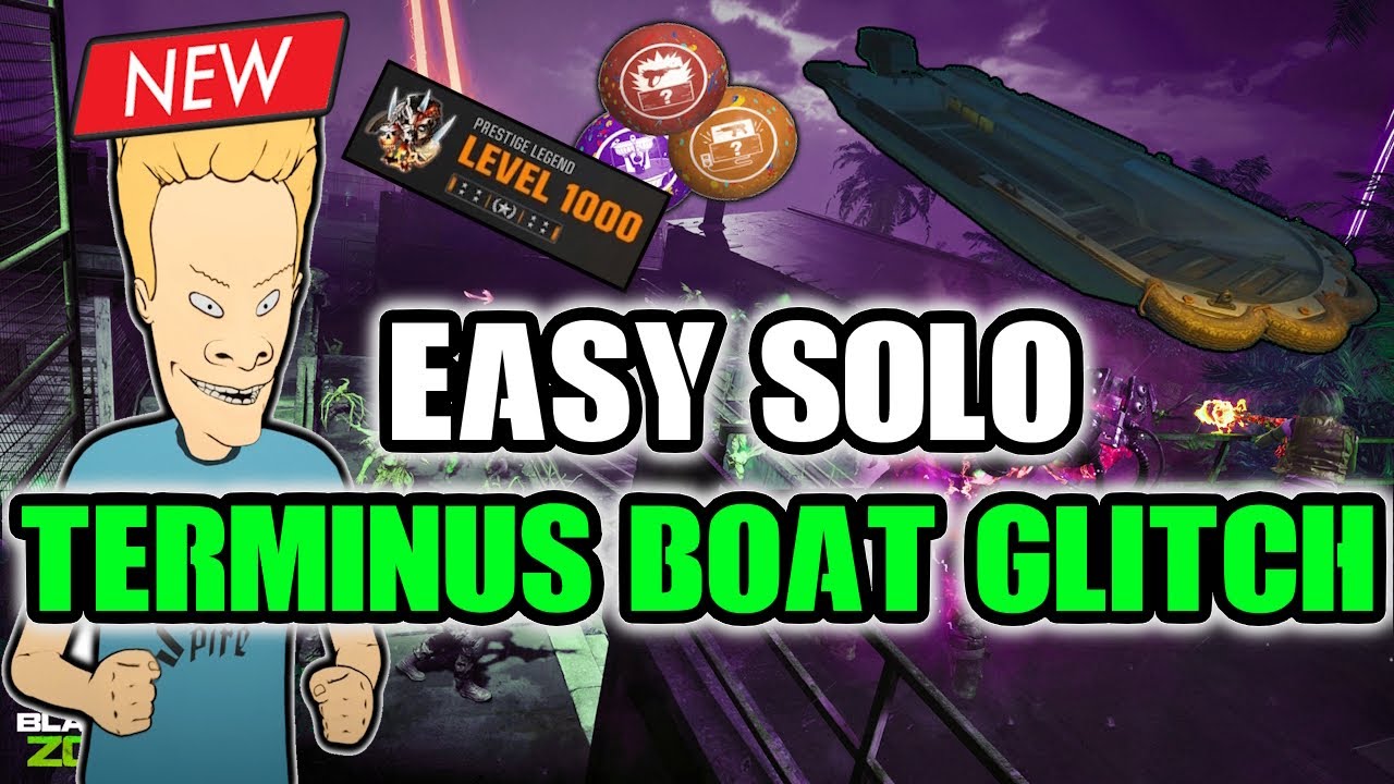 *NEW* SOLO TERMINUS BOAT GLITCH!! INFINITE XP GLITCH BO6! EASY SOLO GOBBLEGUMS BO6 ZOMBIES GLITCH!!