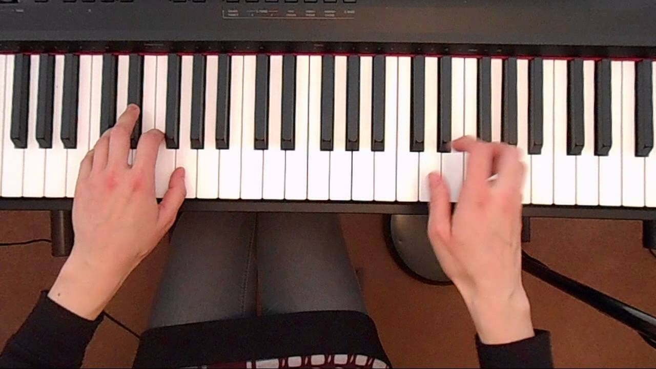 Lightly Row - Piano Adventures Level 1 demo Piano Tutorial