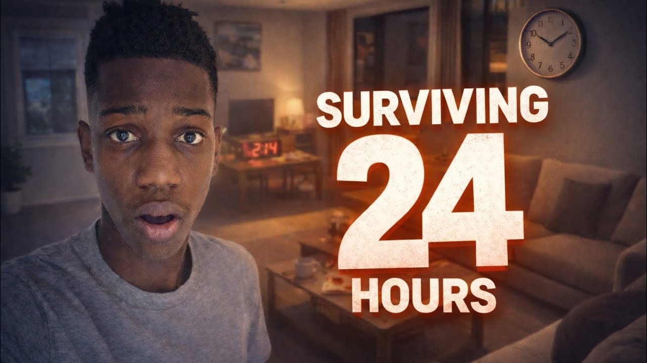 💥 I Survived 24 HOURS Alone in an Apartment… 😳#trending #apartment #viral #challenge 