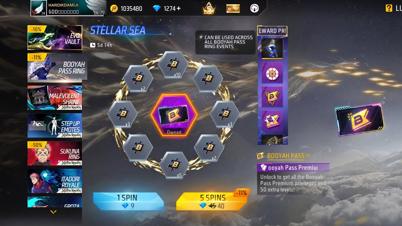 NEW BOOYAH PASS EVENT 😍😭