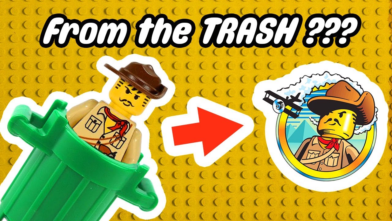 Lego Johnny Thunder from the TRASH??? (Brickfilm build / review)