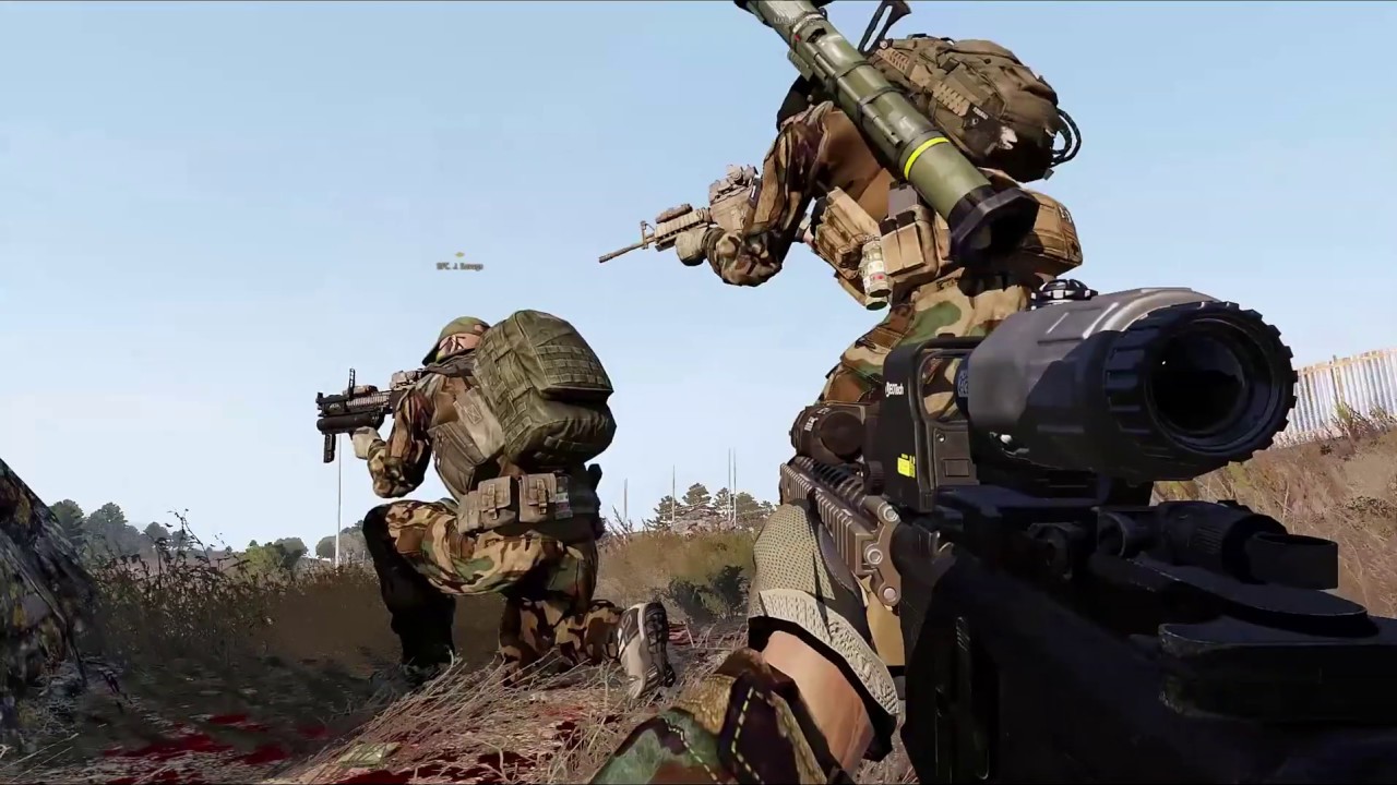 5th SFG (ODA511) MILSIM (ArmA 3) - Extreme Firefight, Tanks, Mortars - Practice OP [9-01-18]
