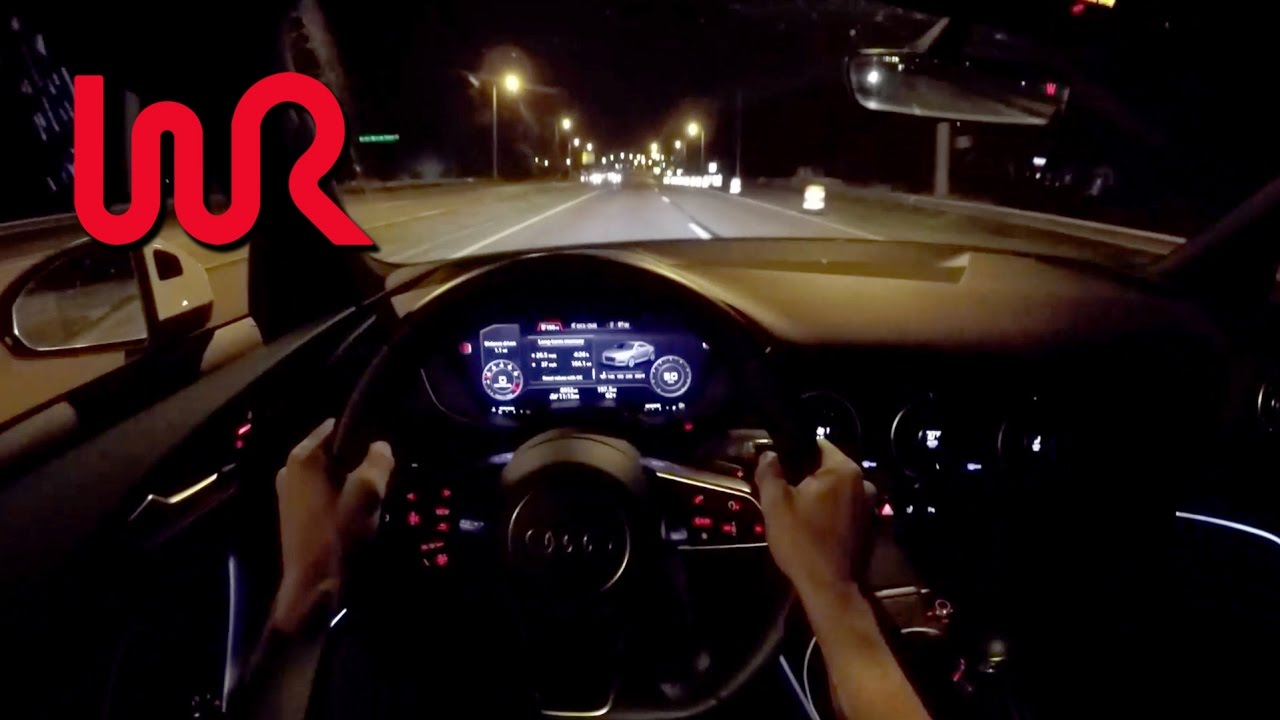 2016 Audi TT Coupe 2.0T quattro S tronic - WR TV POV Night Drive