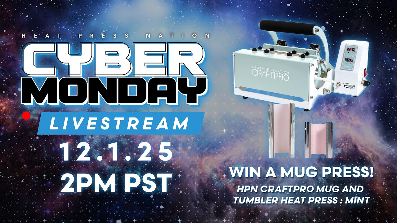 🔴 Cyber Monday: Win a Mug/Tumbler Press!