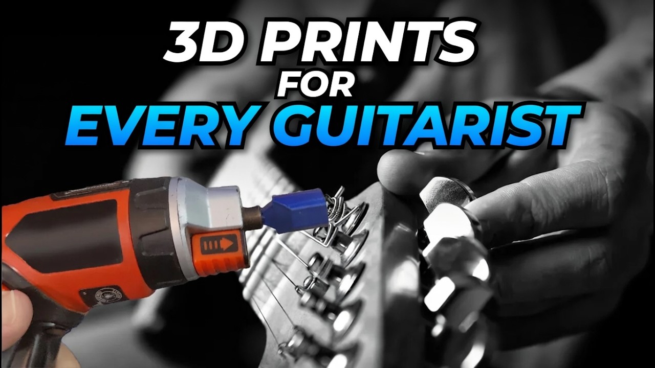 Five 3D Prints Every Guitarist Should Have | If You Have  a 3D Printer, duh.