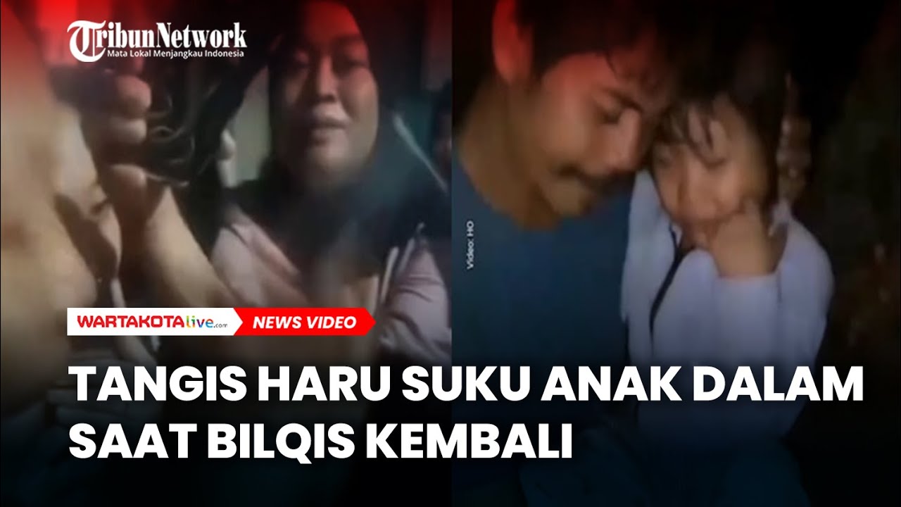 Tangis Haru Suku Anak Dalam Saat Bilqis Kembali ke Pelukan Orang Tuanya