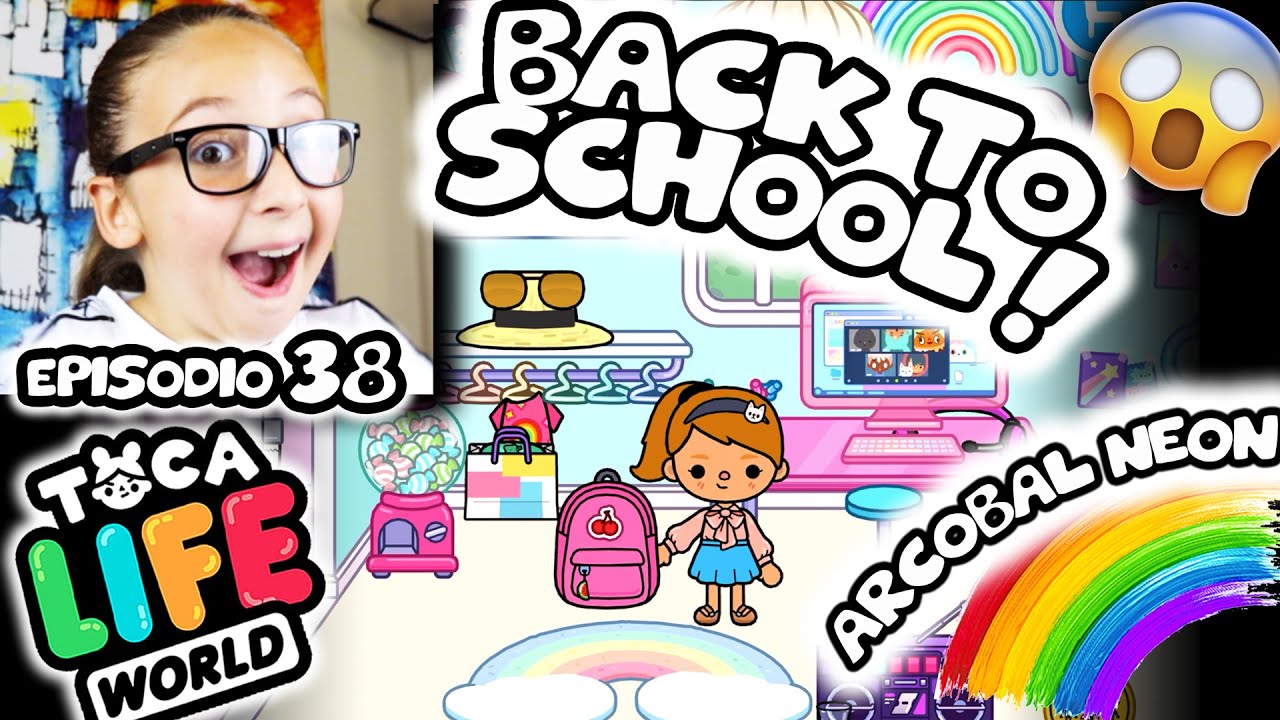 ⭐️ TOCA LIFE: BACK TO SCHOOL in casa ARCOBAL NEON! 🤩🤩🤩