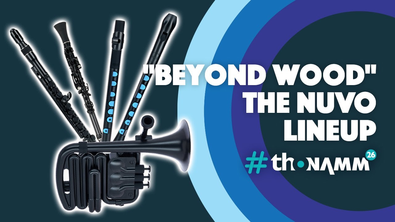 Nuvo | Beginner Instruments for aspiring woodwind and brass players | #thoNAMM26 | @verabieber