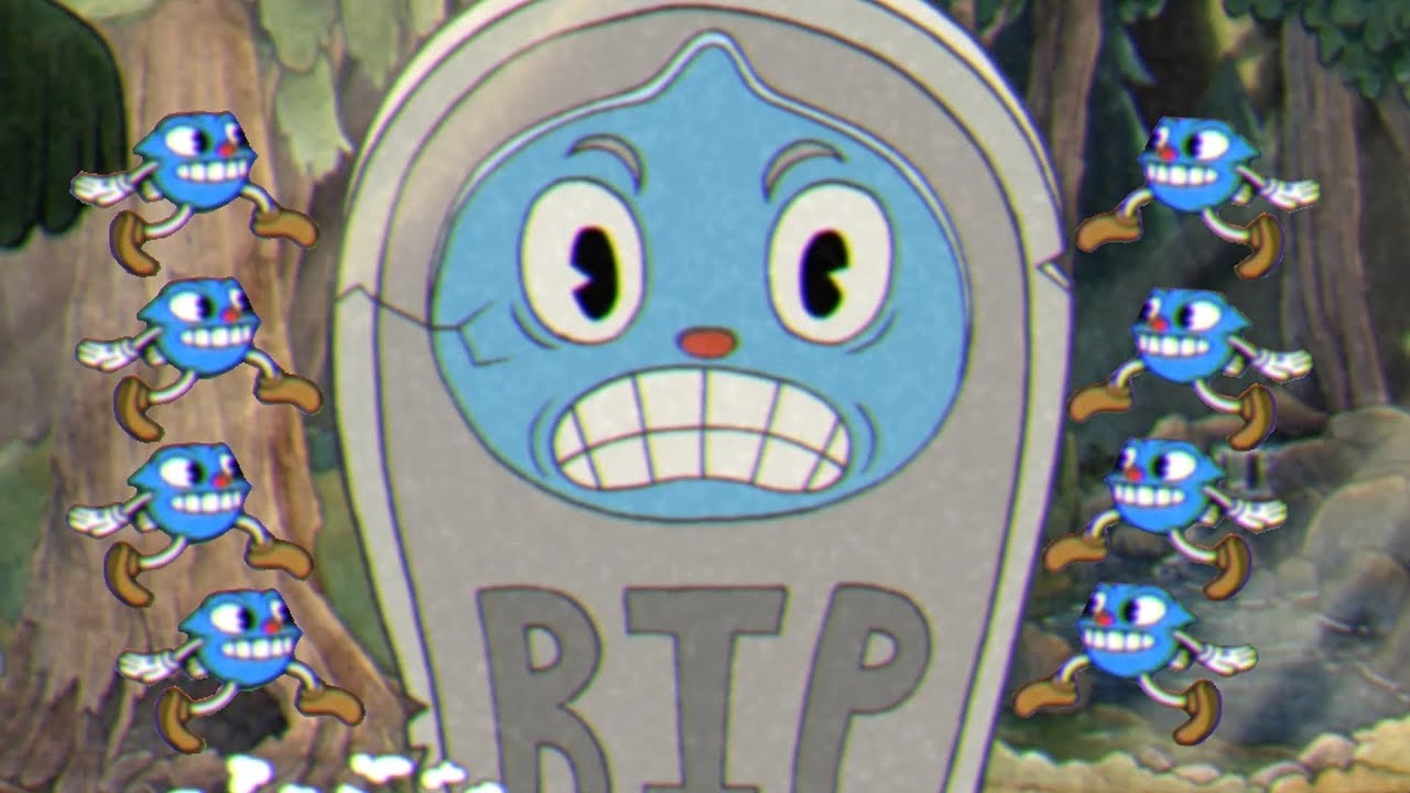 Cuphead - Secret Boss Phase Goopy Le Grande (Unused Slimes)