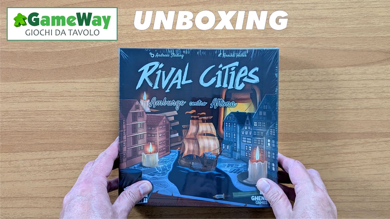 Unboxing di Rival Cities - Amburgo contro Altona -  Ghenos Games