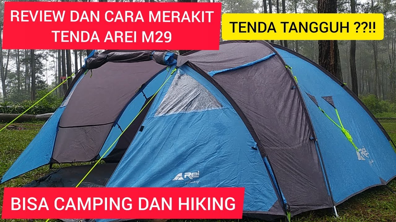 TENDA AREI M29 REVIEW DAN CARA PEMASANGAN | Tenda Serba Bisa ??