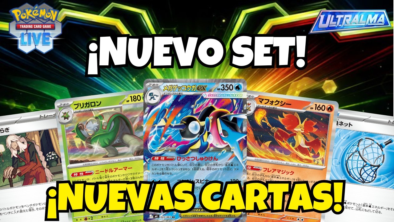 NUEVO MEGA GRENINJA EX Y SET ANUNCIADO! 🐸😱 [POKEMON TCG LIVE] [ POK&Eacute;-NOTICIAS ]