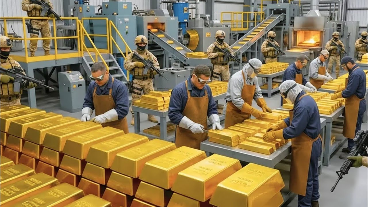 The Entire Gold-Making Process Revealed – From Mine to Luxury 24K Gold