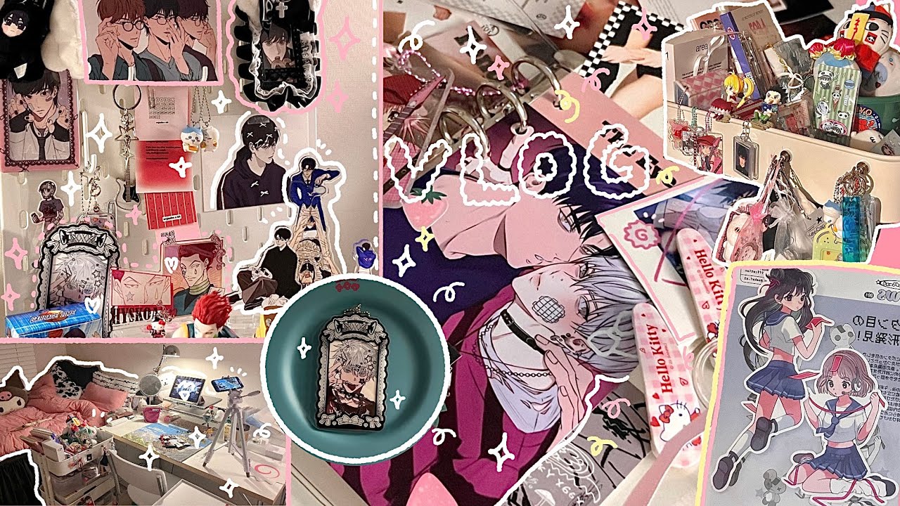 뽑기에도 더블찬스가 있는데 인생은 왜? | 오타쿠 브이로그 | 다이어리 스티커 홍대 굿즈샵 제일복권 주술회전 가비지타임 지브리 랜깡 택배깡 다꾸 otaku vlog  diary