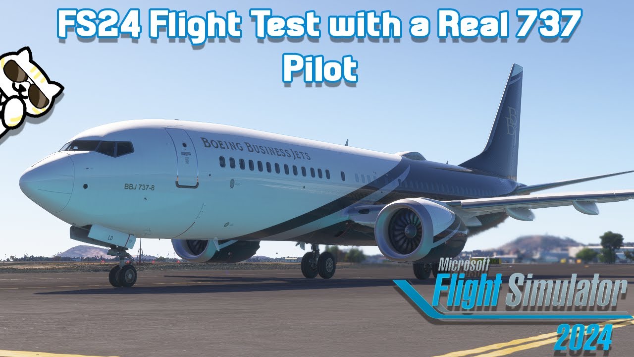 Real World 737 Pilot tests the 737 MAX in FS2024!