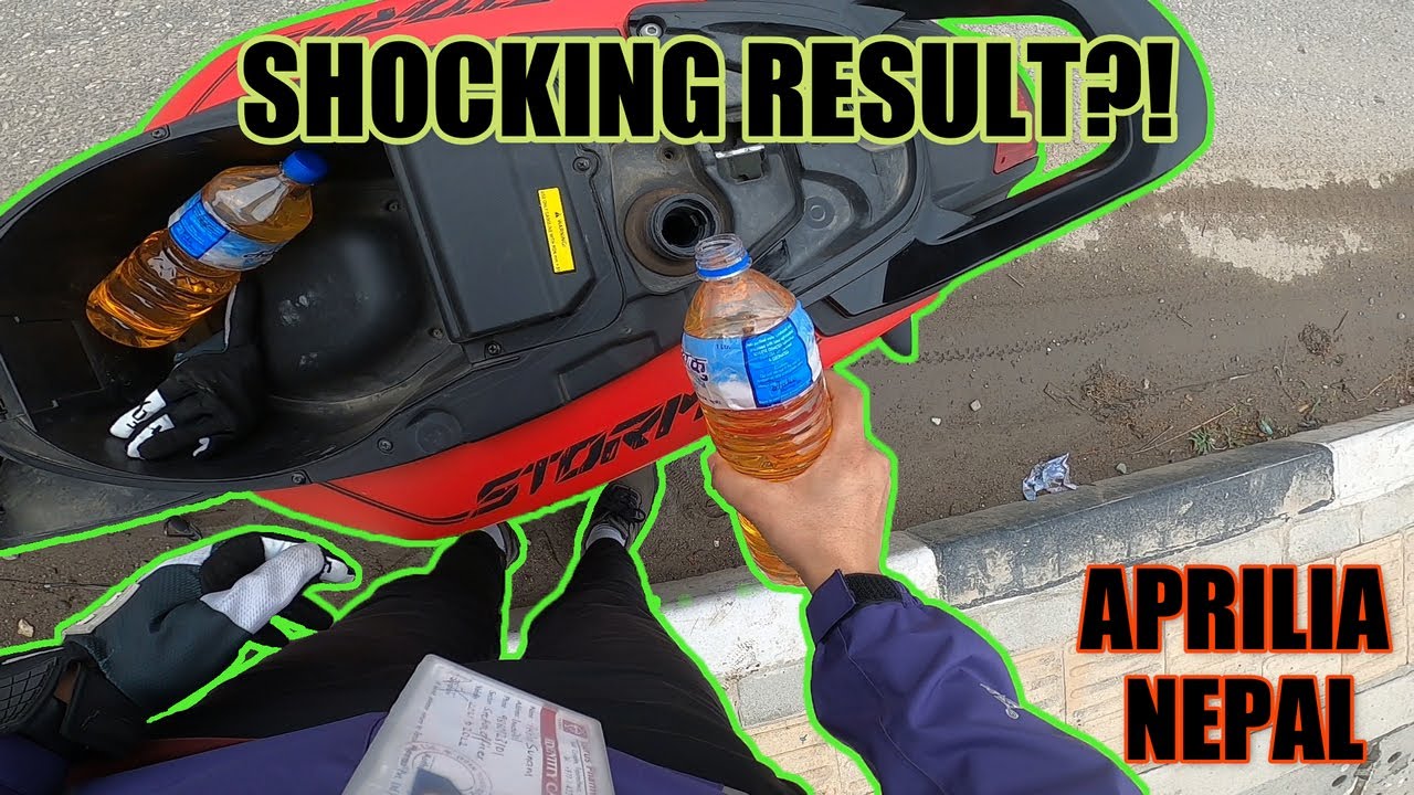 1LITER MILAGE TEST ON APRILIA STORM 125| 5000KM REVIEW | APRILIA NEPAL