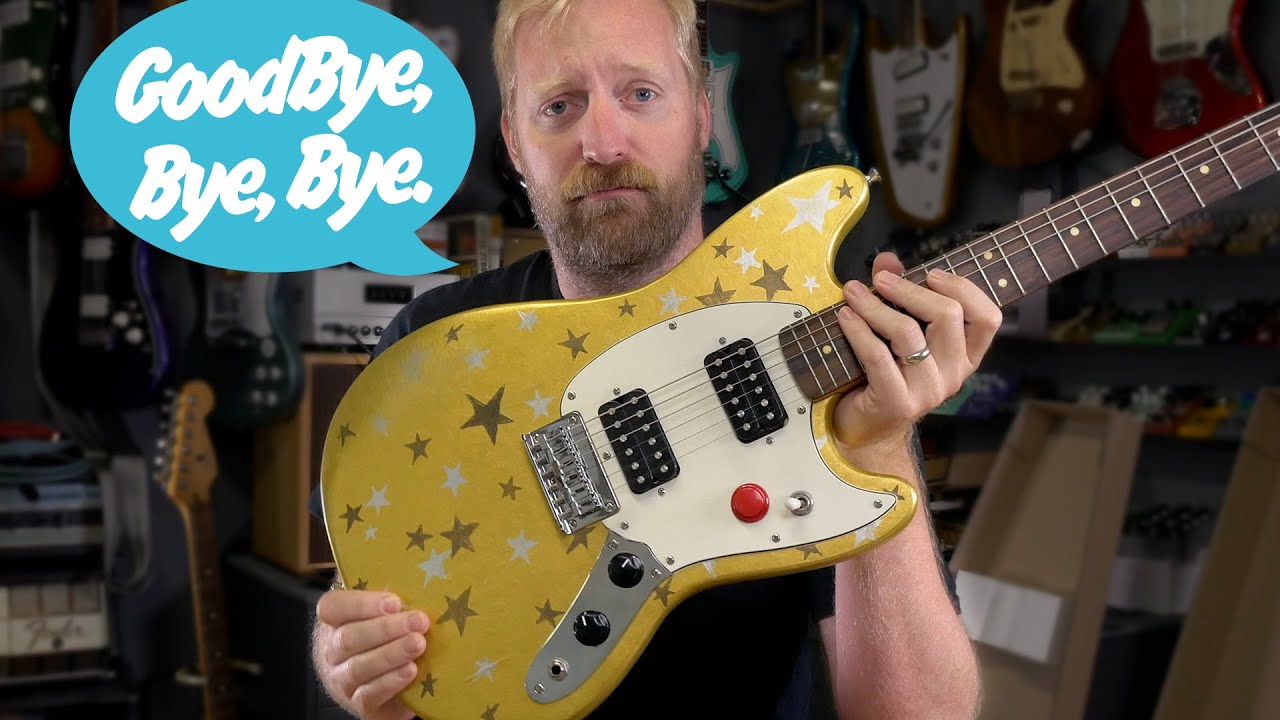 Saying goodbye bye bye to my Squier Bullet Mustang - I had, the time of my life, and I owe to all...
