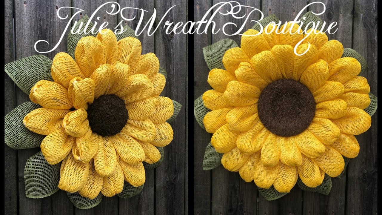Black Eyed Susan Wreath / Zinnia Wreath / Facebook Live Replay