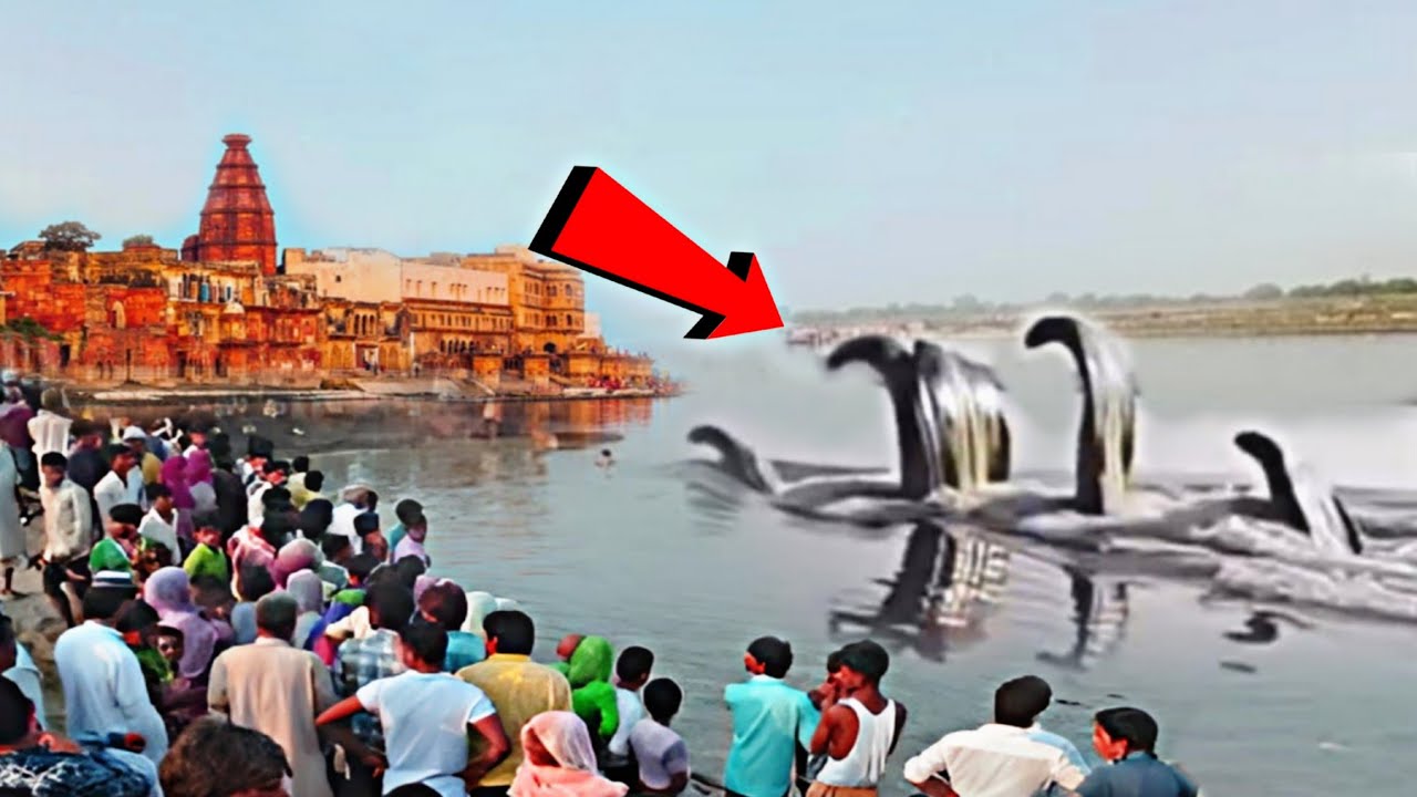 वृंदावन के यमुना नदी में अचानक दिखा कालिया फिर जो चमत्कार हुआ 😱 जिसे देखकर लोगों के पसीने छूट गये 