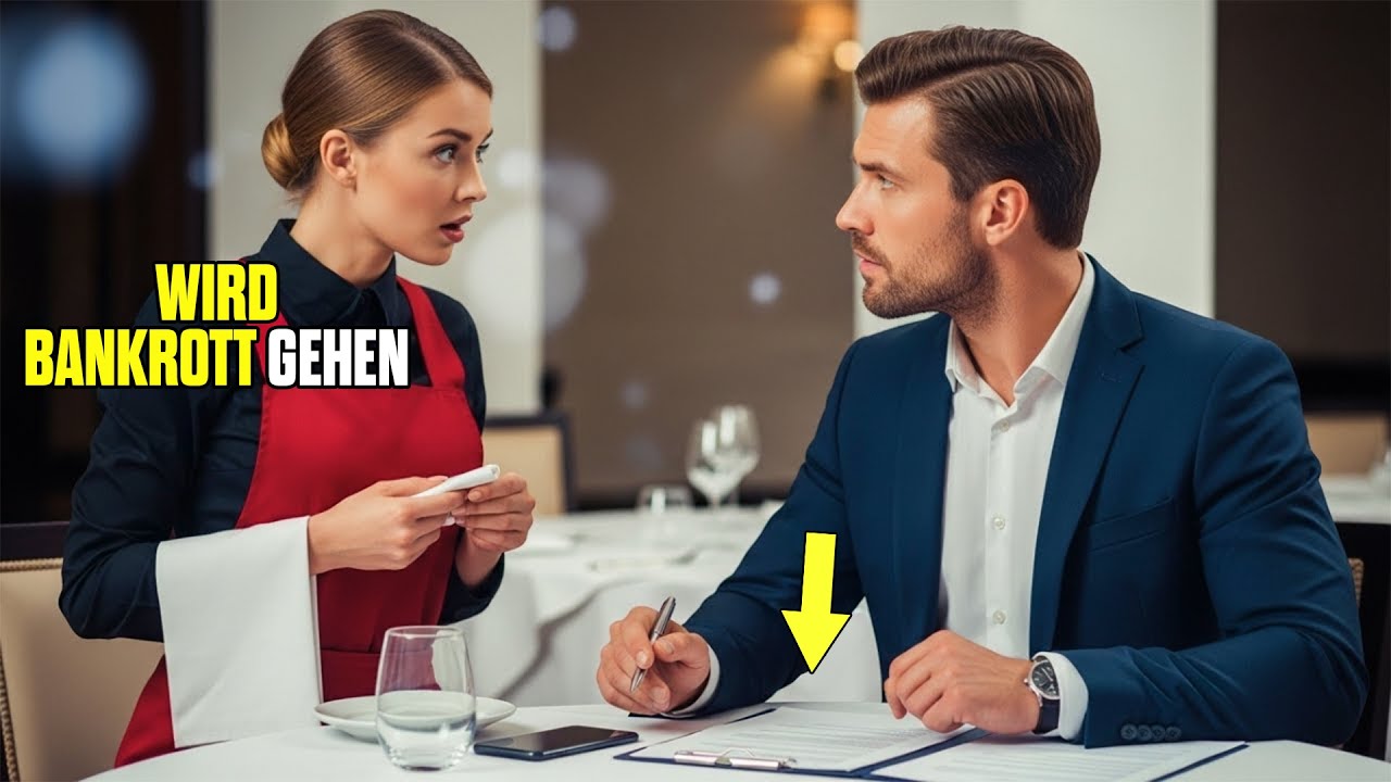 Milliardär Bittet Kellnerin Als Witz Um Finanzrat—Doch Ihre Ersten Worte Lassen Ihn Sprachlos Zurück