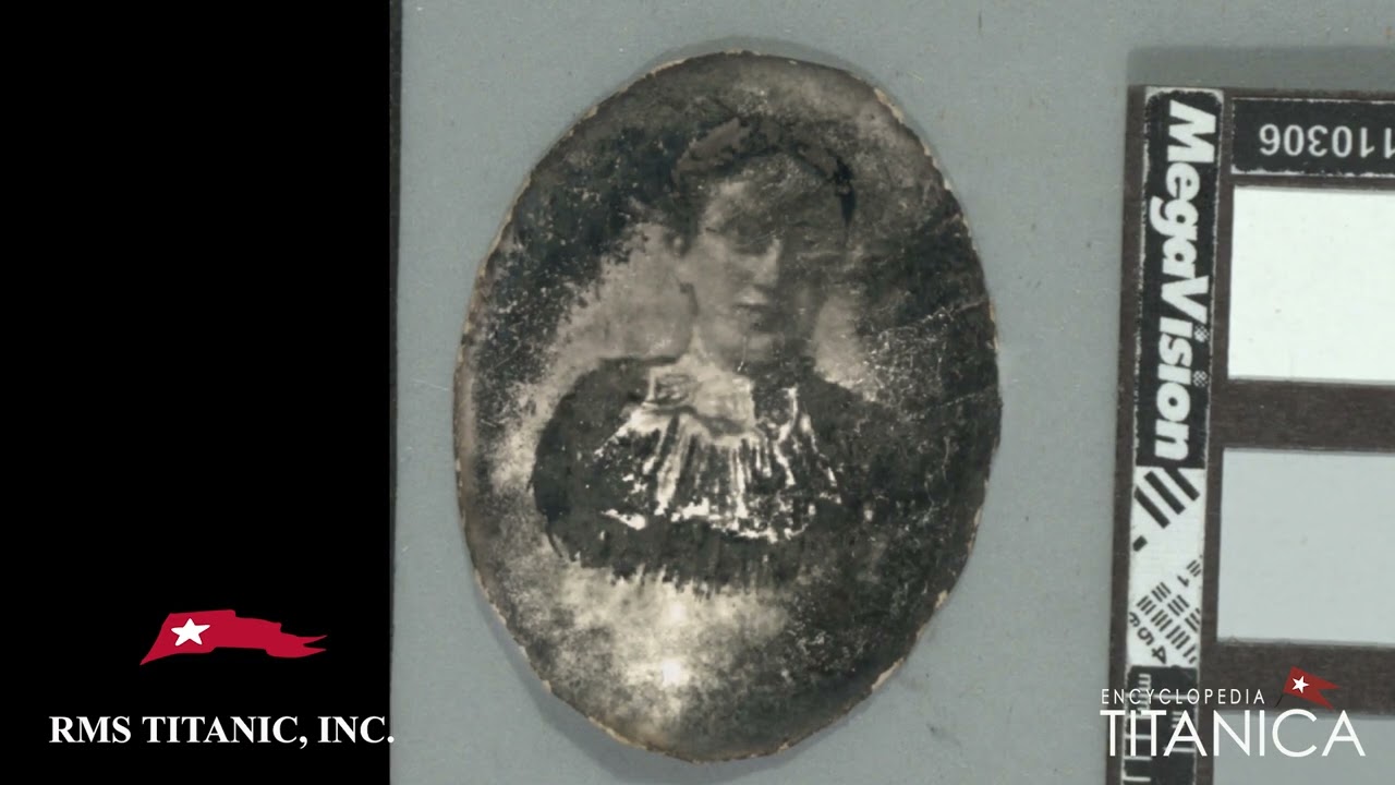 Titanic's Hidden Treasures : Berthe Mayne's gold locket recovered from the Titanic wreck site
