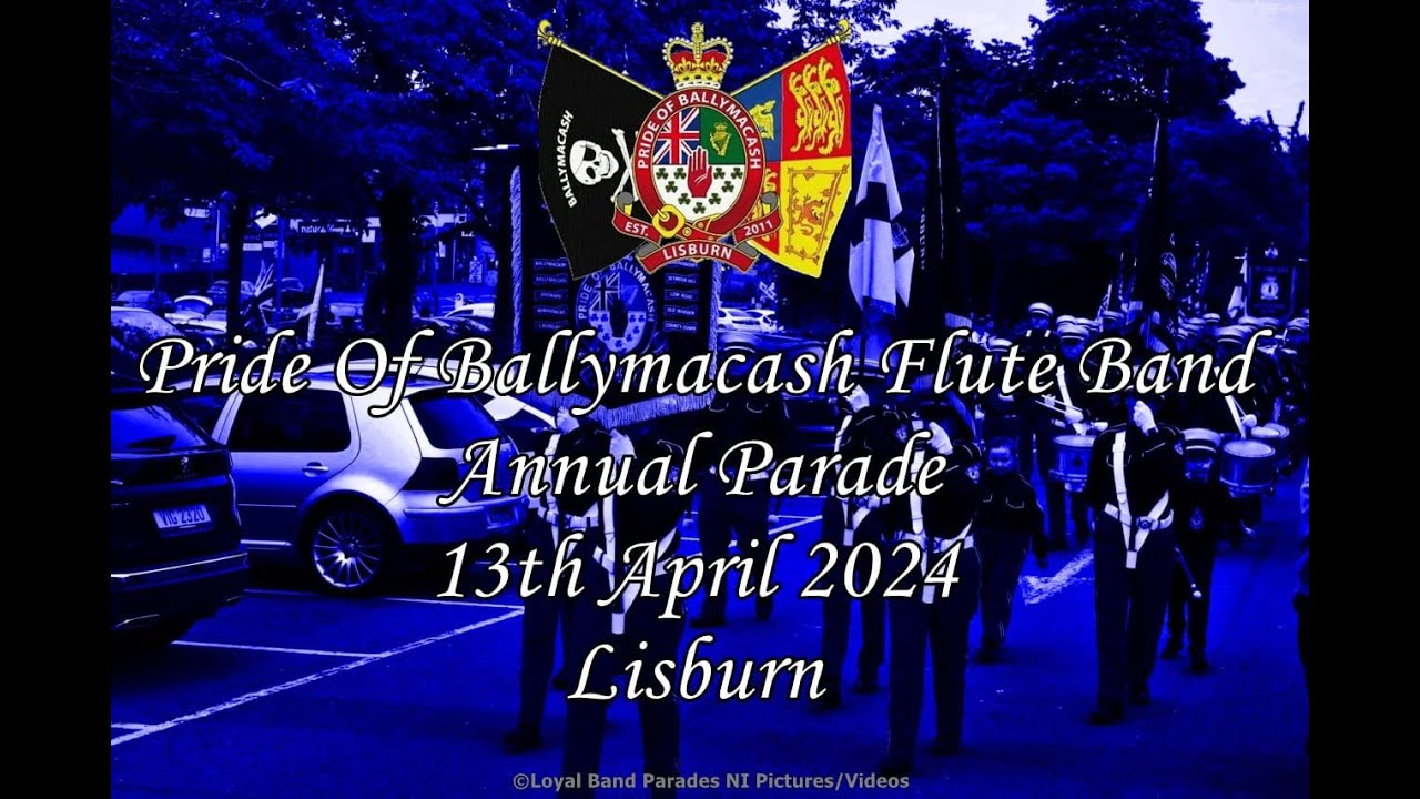 Pride Of Ballymacash Flute Band (Full Parade) 13/04/24