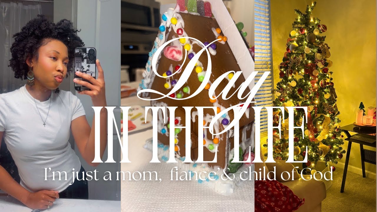 DAY IN THE LIFE | GINGERBREAD HOUSE MAKING, LAST MIN XMAS SHOPPING, WHAT IS PROCRASTINATION?