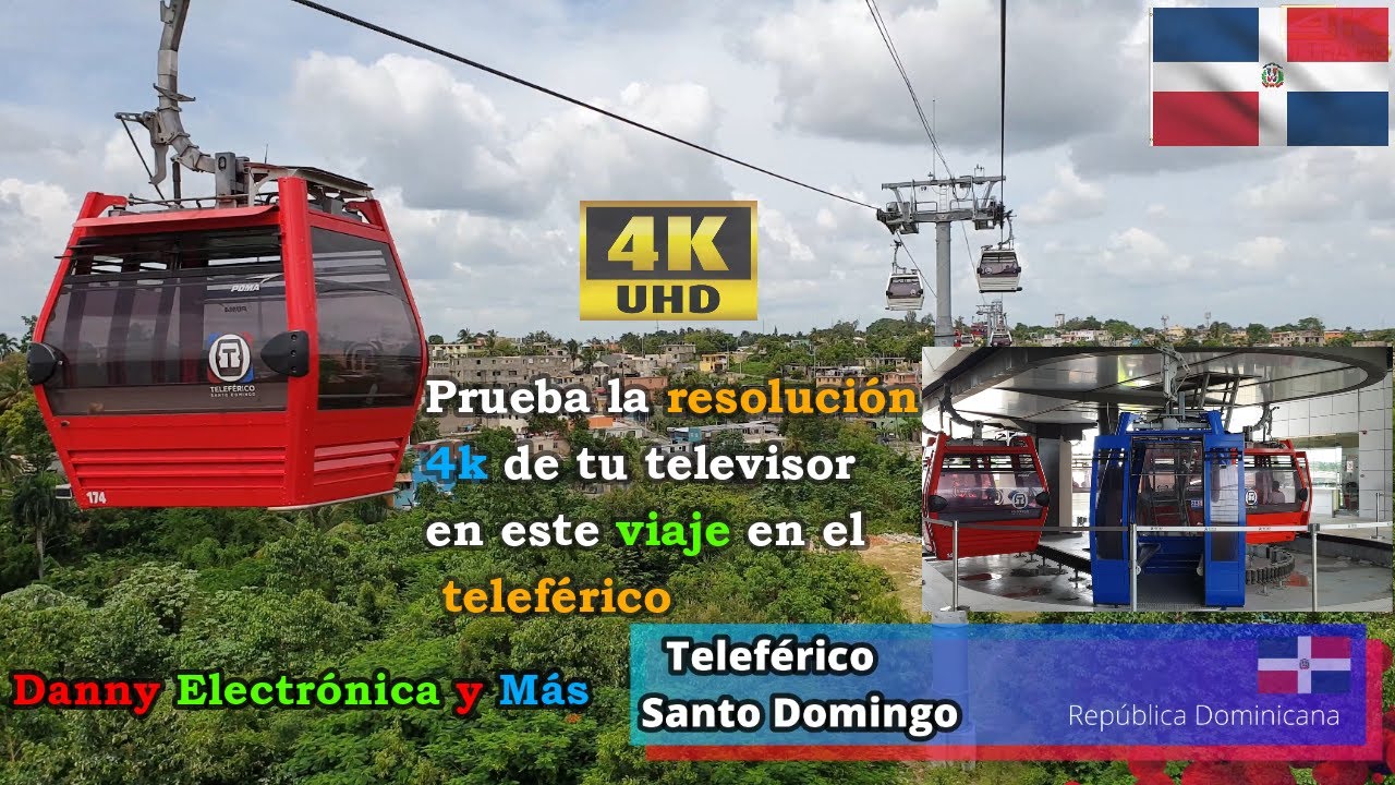 Teleférico de Santo Domingo en 4k, ven y acompáñeme en este viaje 4k.