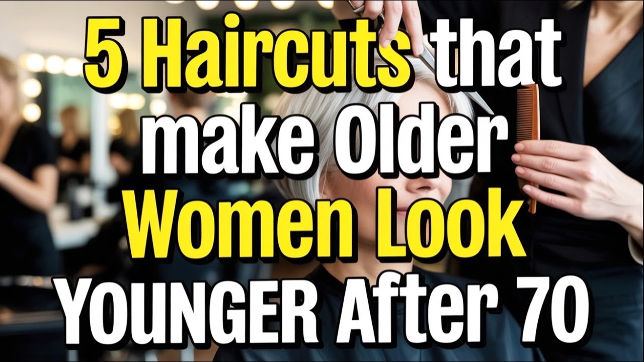 5 Haircuts that make Older Women LOOK YOUNGER after 70 | Wise advice