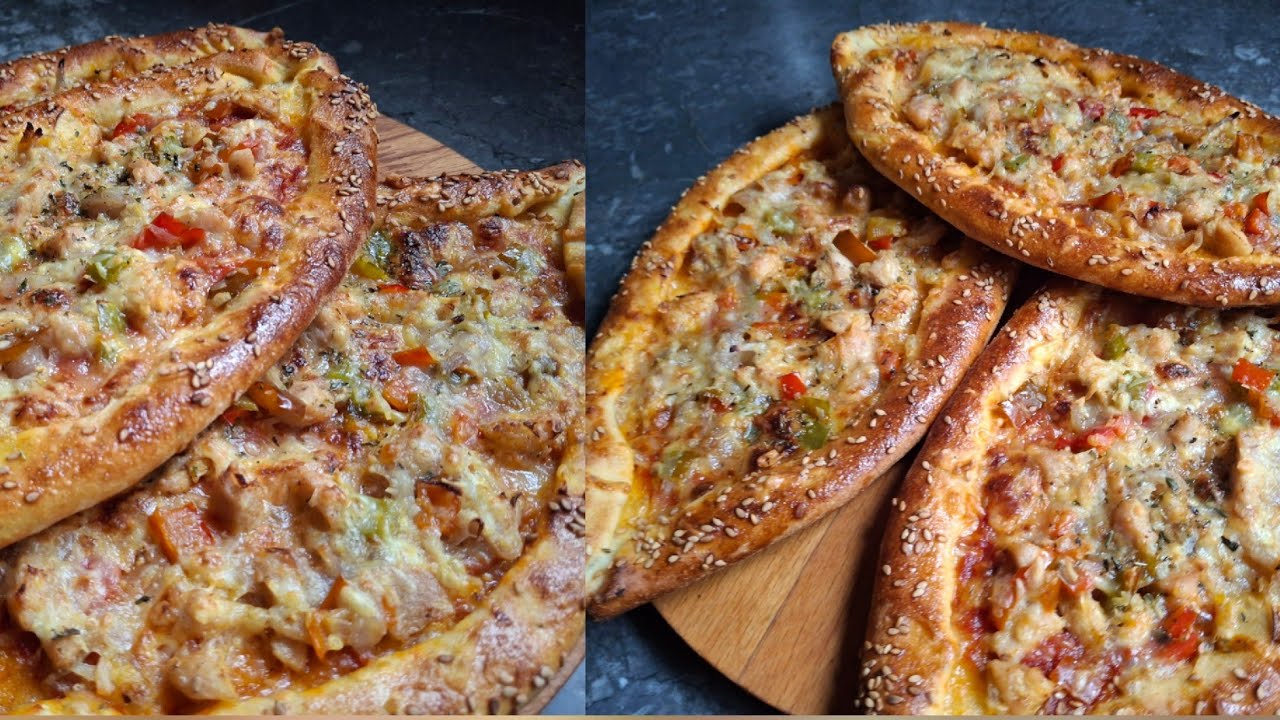 البيتزا التركية بعجينة هشة وخفيفة سجليهم عند لرمضان ينفعوك للفطور 😋