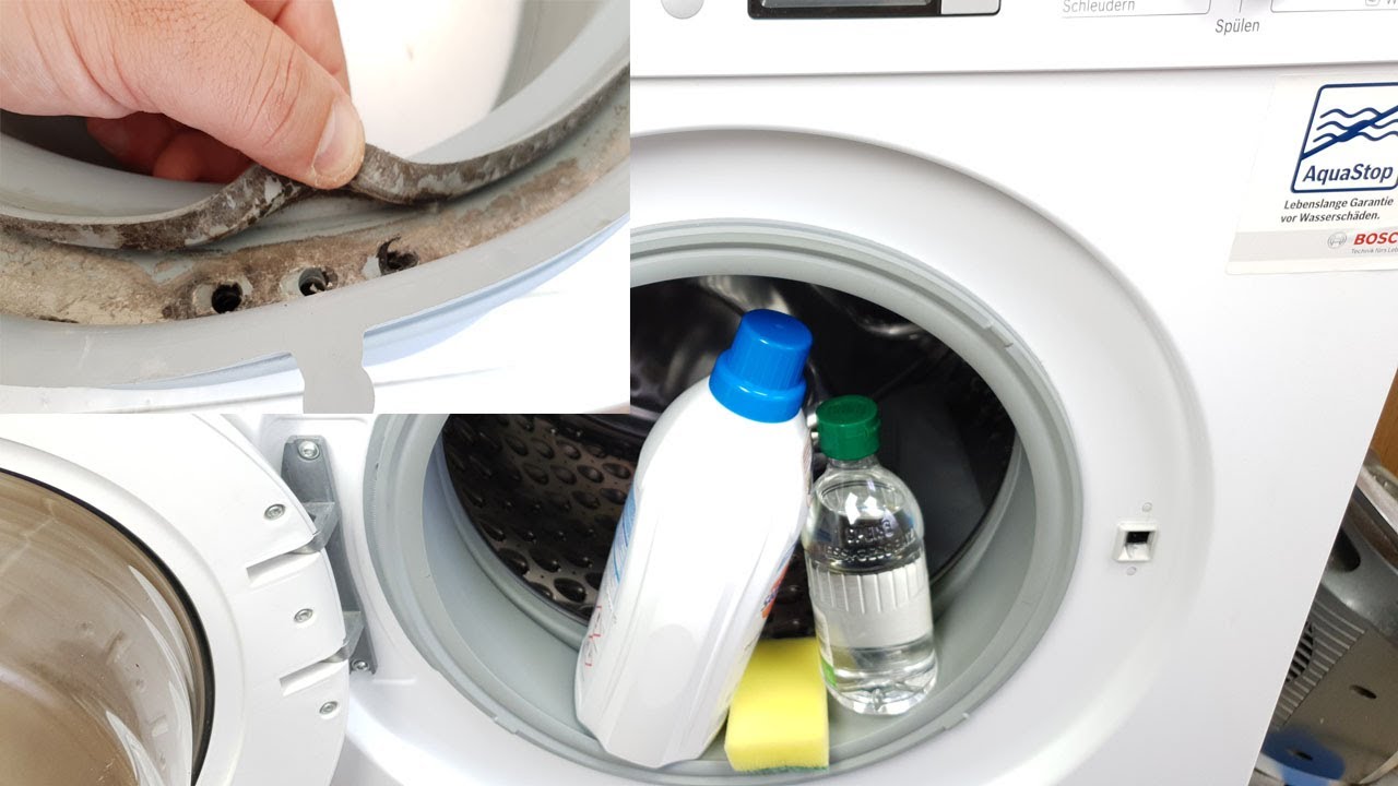 WASCHMASCHINE REINIGEN gegen Schimmel