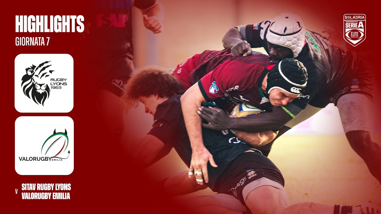 Highlights Sitav Rugby Lyons vs Valorugby Emilia (10/01/2026)