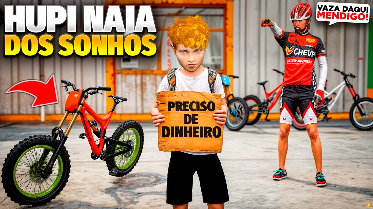 ALISSINHO VENDEU BALA PRA COMPRAR A HUPI NAJA DOS SONHOS! ELE CONSEGUIU?😭🚲 (GTA 5)