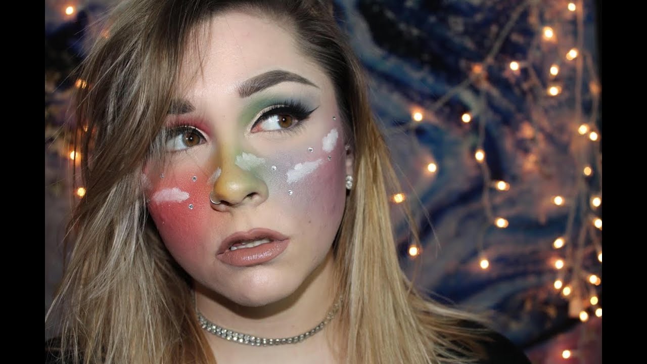 RAINBOW CLOUD MAKEUP TUTORIAL