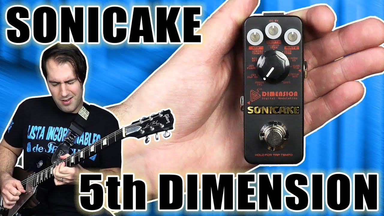 Миниатюрный МОНСТР модуляции | Демо-версия и обзор педали Sonicake 5th Dimension | Stompbox Saturday