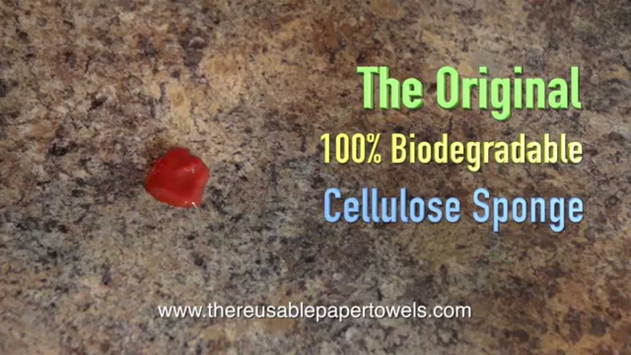The Original 100% Biodegradable Cellulose Sponge