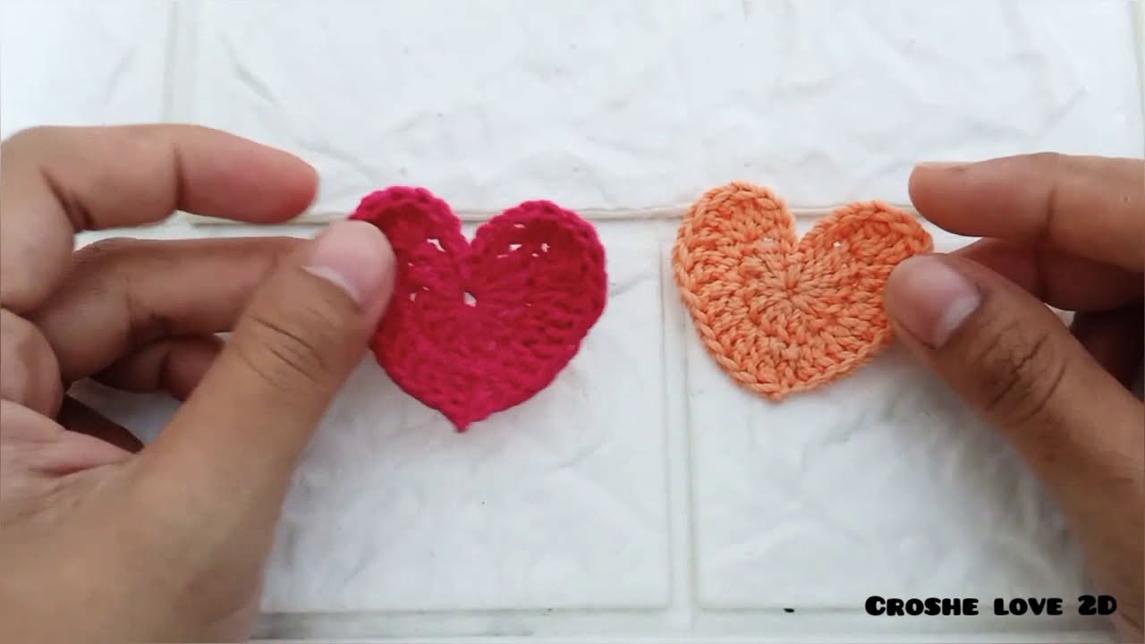 Tutorial Rajut Love 2D