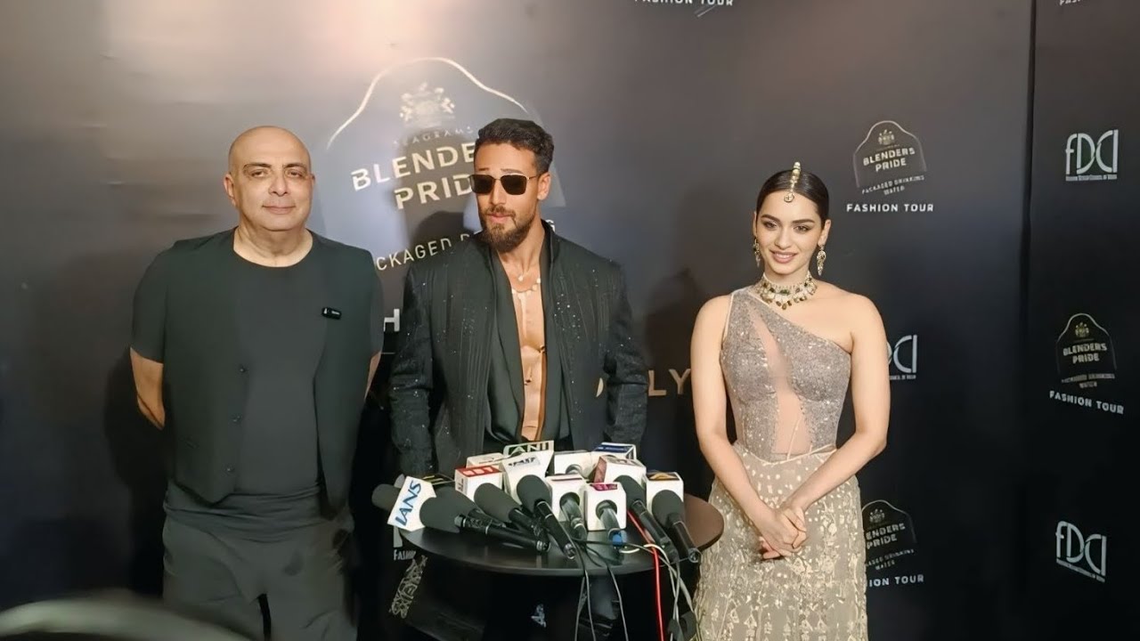 Tiger Shroff, Manushi Chhillar With Tarun Tahiliani’s | Tarun Tahiliani’s Blenders Pride Fashion
