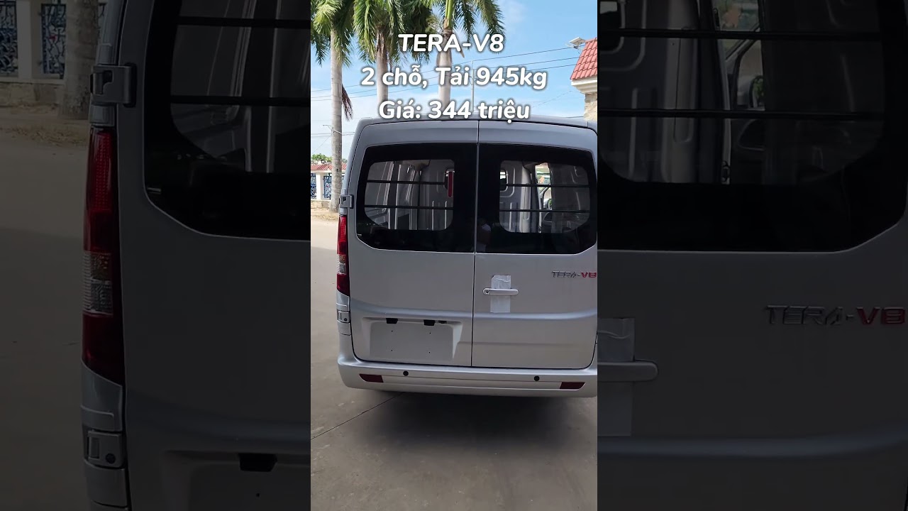TERA-V8 xe tải 2 chỗ 945kg khoang h&agrave;ng lớn nhất ph&acirc;n kh&uacute;c