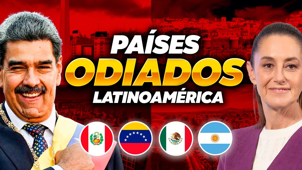 Los 6 países MÁS ODIADOS de AMÉRICA LATINA
