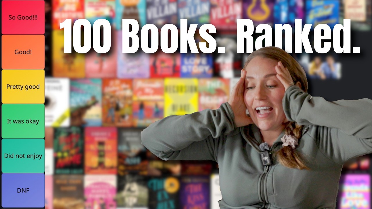 Tier Ranking the 100 Books I Read in 2025 | Best and Worst Books