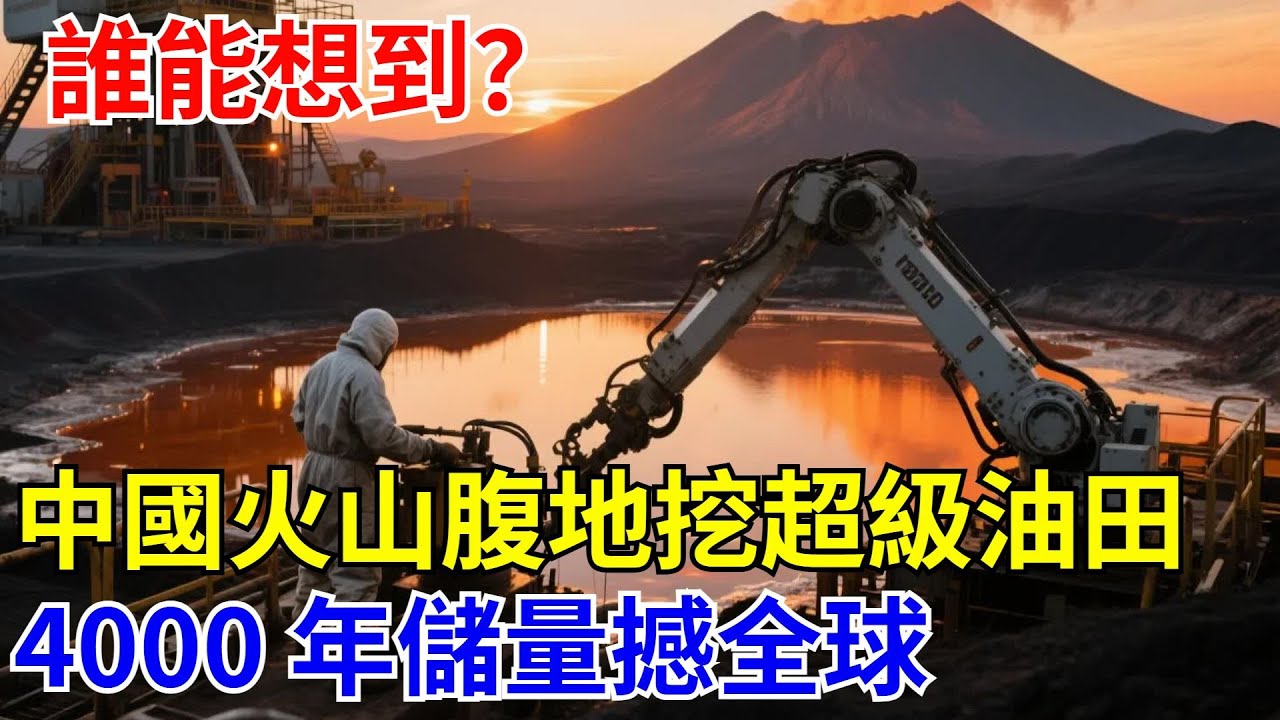 誰能想到？中國火山腹地挖出超級油田，4000 年儲量震撼全球！【光刻山河】#中國制造#科技#建造 #超级工程 #中国基建