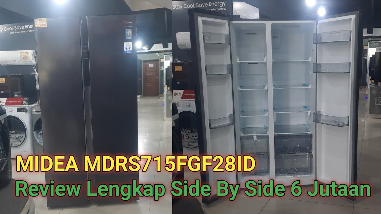 Review Lengkap Kulkas Midea MDRS715FGF28ID | Side-by-Side 558 Liter Inverter