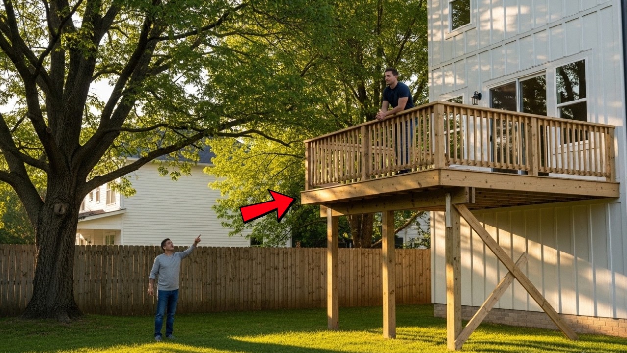 He Built His Balcony Over My Backyard — So I Made Sure He Tear It Down