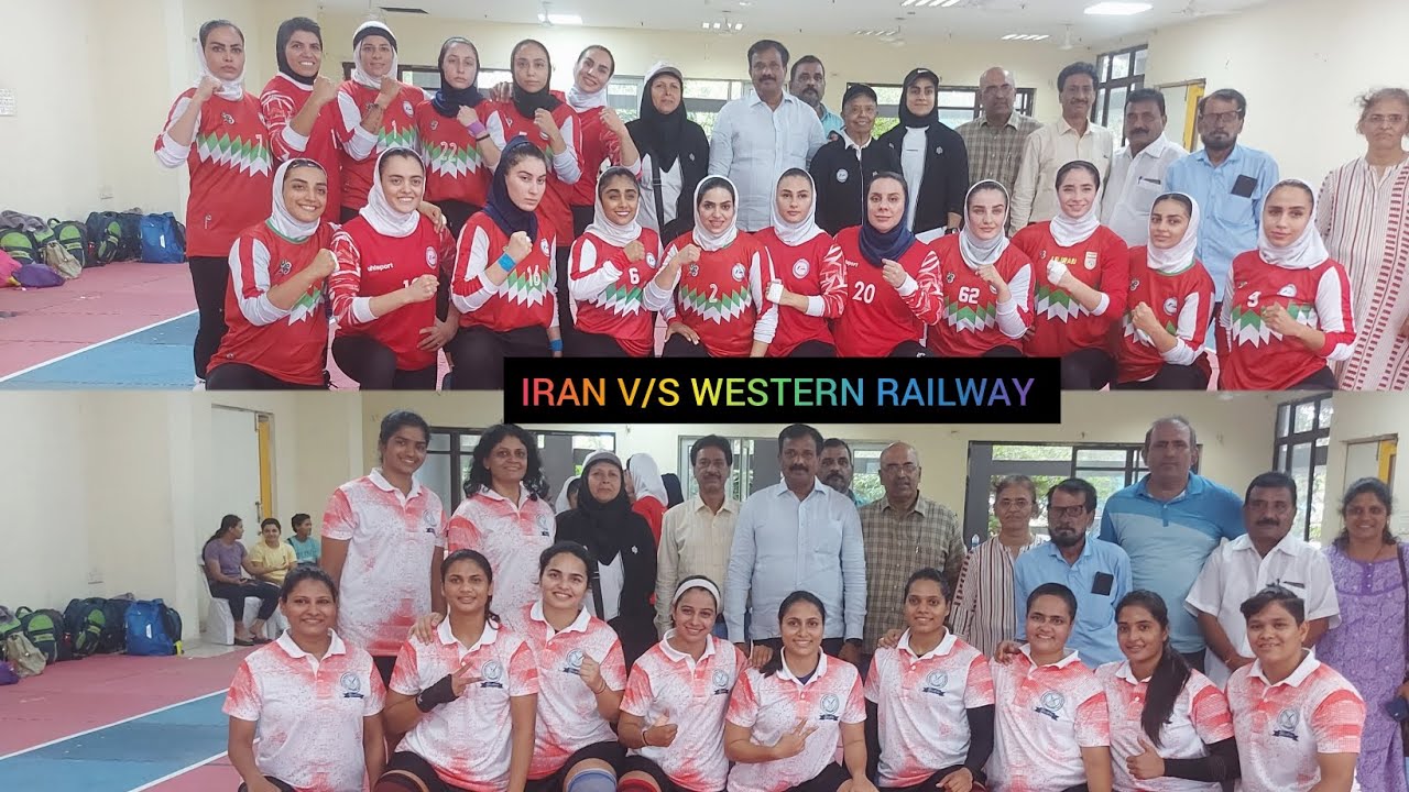 IRAN 🇮🇷WOMAN KABADDI TEAM V/S WESTERN RAILWAY🚂🚃🇮🇳WOMAN KABADDI FRINDSHIP MATCH 